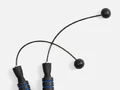 Беспроводная скакалка Silentino, черная с синим
