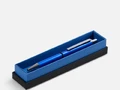 Ручка шариковая Arvent Glossy в футляре, синяя