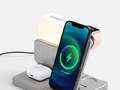 Зарядная станция с электронными часами и подсветкой Large Charge ver.3, серая