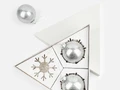 Набор Finery Trio, серебристый