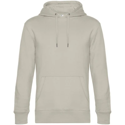 Толстовка с капюшоном унисекс King, дымчато-серая