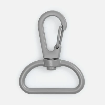 Застежка-карабин Snap Hook, L, серая