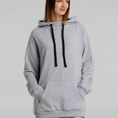 Худи оверсайз «Чистая соль», серый меланж