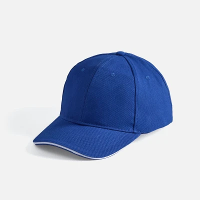 Бейсболка Buffalo, ярко-синяя с белым