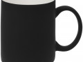 Кружка Promo Soft с покрытием софт-тач, черная