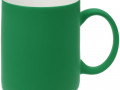 Кружка Promo Soft с покрытием софт-тач, зеленая