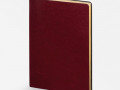 Ежедневник Nebraska Flex, недатированный, бордовый с золотистым