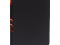 Ежедневник Flexpen Black, недатированный, черный со светло-оранжевым