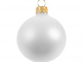 Елочный шар Gala Matt в коробке, 6 см, белый