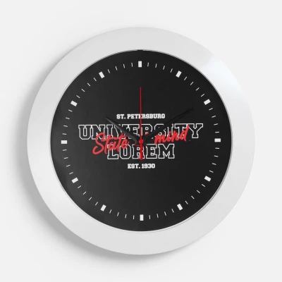 Часы настенные Vivid Large, белые