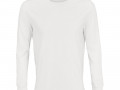 Футболка унисекс с длинным рукавом Pioneer LSL, белая