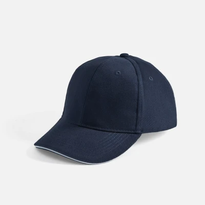 Бейсболка Buffalo, темно-синяя с белым