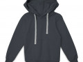 Толстовка с капюшоном детская Kirenga Kids, темно-серая (графит)