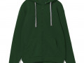 Толстовка на молнии с капюшоном Siverga, темно-зеленая
