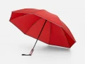 Зонт наоборот складной Futurum со светоотражающим кантом, красный