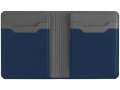 Картхолдер с отделением для купюр Dual, синий