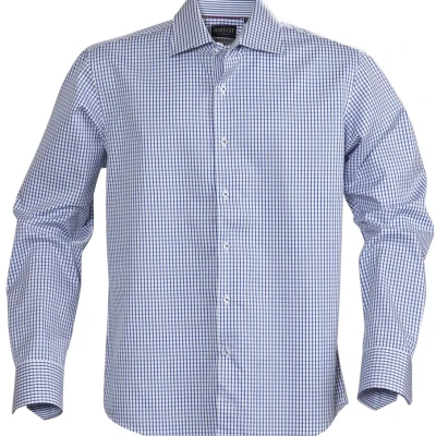 Рубашка мужская в клетку Tribeca, синяя