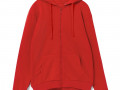 Толстовка на молнии с капюшоном Siverga Heavy 2.0, красная