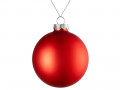 Елочный шар Finery Matt, 8 см, матовый красный