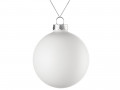 Елочный шар Finery Matt, 8 см, матовый белый