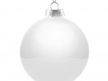 Елочный шар Finery Gloss, 10 см, глянцевый белый