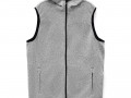 Жилет с капюшоном унисекс Gotland, серый